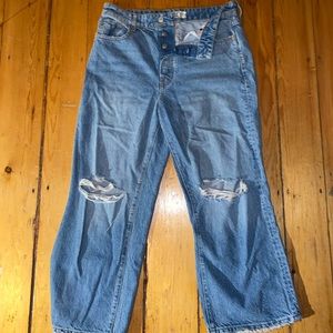 Free People Wide Leg Jean